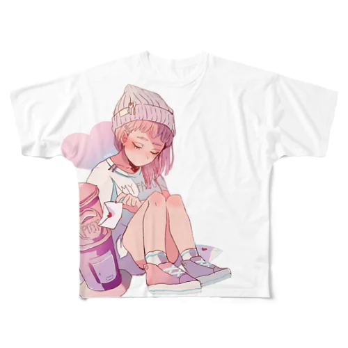 チェリッシュ フルグラフィックTシャツ