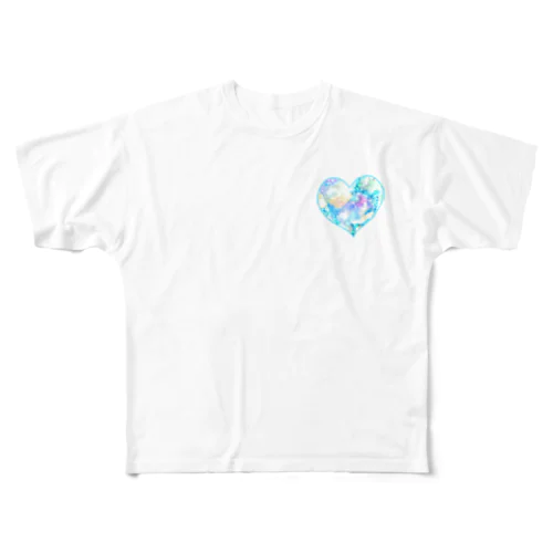 【背面どあっぷ】《２》＊ふわあま*どるちぇべあ＊ All-Over Print T-Shirt