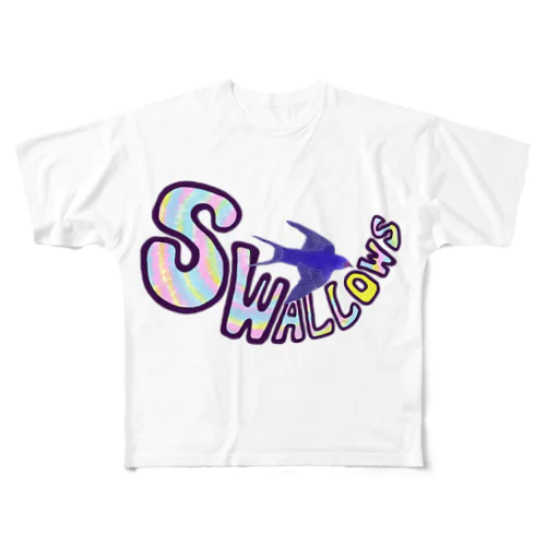 swallows  フルグラフィックTシャツ