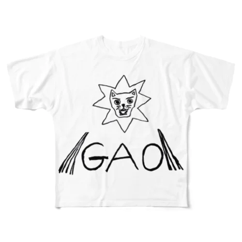 幻のライオン All-Over Print T-Shirt