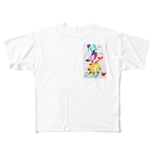 笑顔で過ごそう All-Over Print T-Shirt