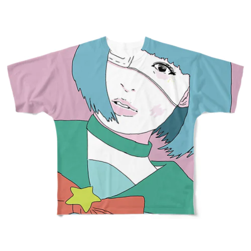 サブカル少女 All-Over Print T-Shirt