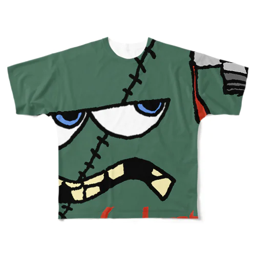 Frankenstein フルグラフィックTシャツ