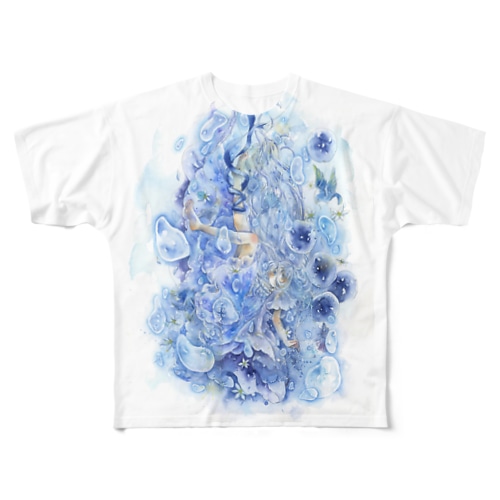 vague blue All-Over Print T-Shirt