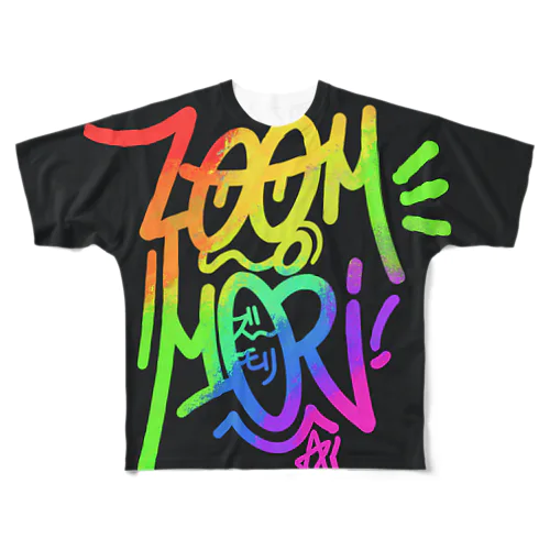 ZOOMORI グラフィティ All-Over Print T-Shirt