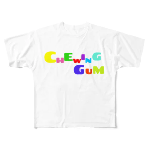 CHEWING GUM フルグラフィックTシャツ