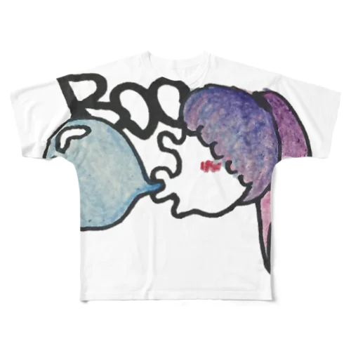 BOO フルグラフィックTシャツ