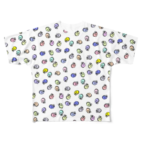 ずんぐりシャーベットWH. All-Over Print T-Shirt