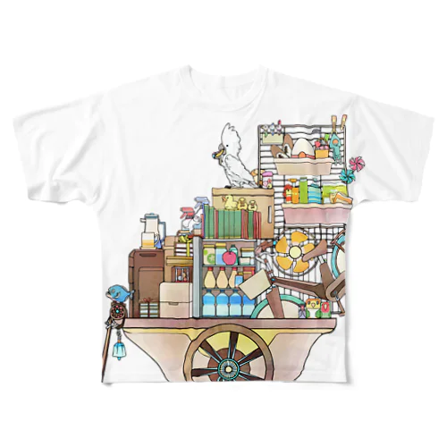 カラー荷車２ All-Over Print T-Shirt