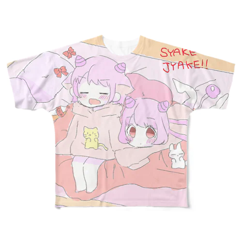 SYAKEJYAKE フルグラフィックTシャツ