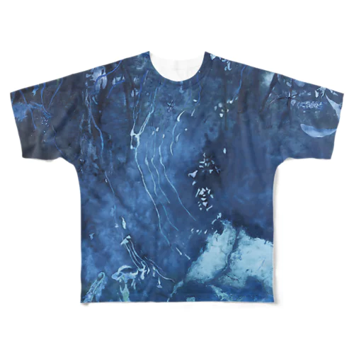 湧水-光の森 フルグラフィックTシャツ