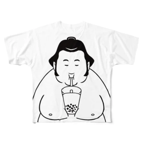 タピるお相撲さん All-Over Print T-Shirt