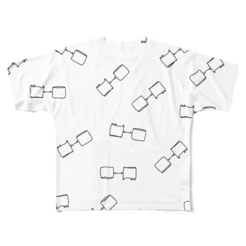 シャープMegane All-Over Print T-Shirt