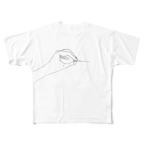 POP鍼灸Tシャツ All-Over Print T-Shirt