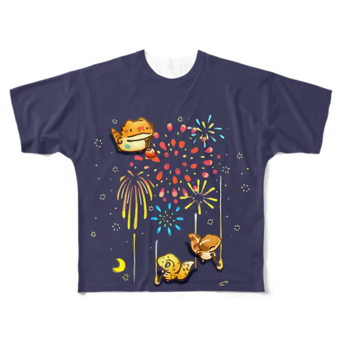 うちあげはなび All-Over Print T-Shirt