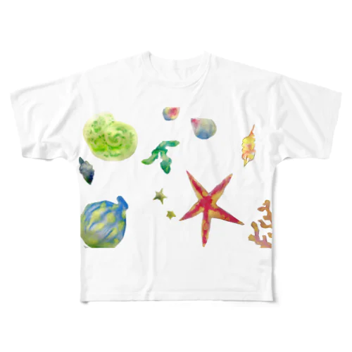 suisai sea All-Over Print T-Shirt