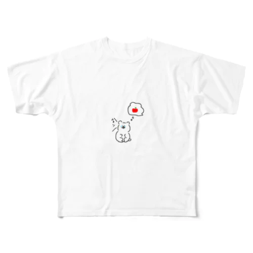 泣き虫くまちゃん フルグラフィックTシャツ