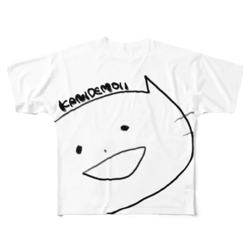 ねこやん(KANIGAII) フルグラフィックTシャツ