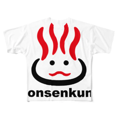 onsenkun フルグラフィックTシャツ