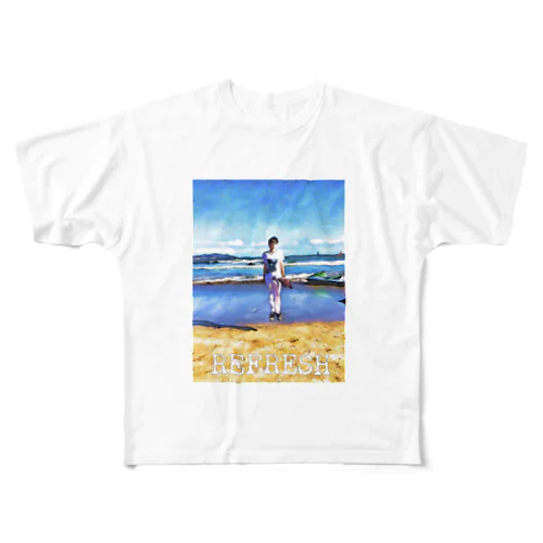 refresh2 フルグラフィックTシャツ