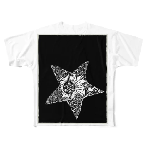 ヒトデシリーズ All-Over Print T-Shirt