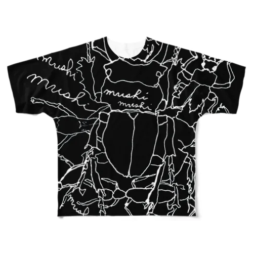 mushi•kuro All-Over Print T-Shirt