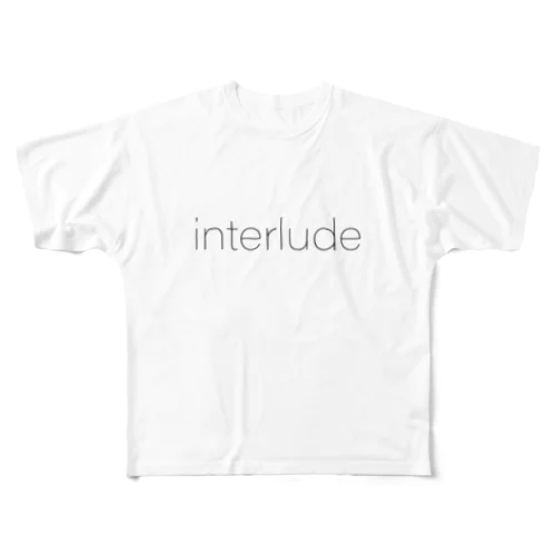 interlude LOGO All-Over Print T-Shirt