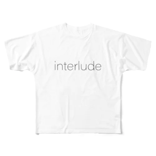 interlude LOGO フルグラフィックTシャツ