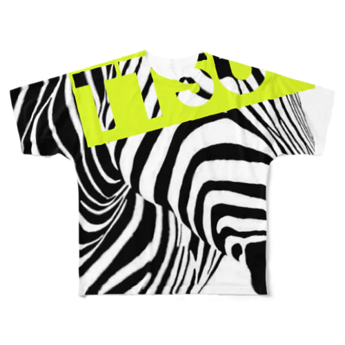 TTSU-ロゴ フルグラフィックTシャツ