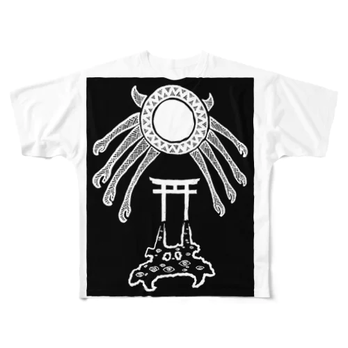 神話(裏) フルグラフィックTシャツ