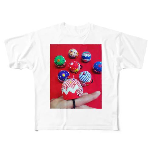 リングピンクッション便利だわ～ All-Over Print T-Shirt