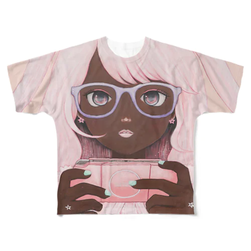 Gamergirl 3 P フルグラフィックTシャツ