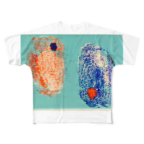肺胞 All-Over Print T-Shirt