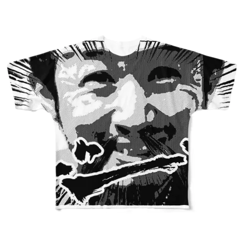 面白顔 All-Over Print T-Shirt