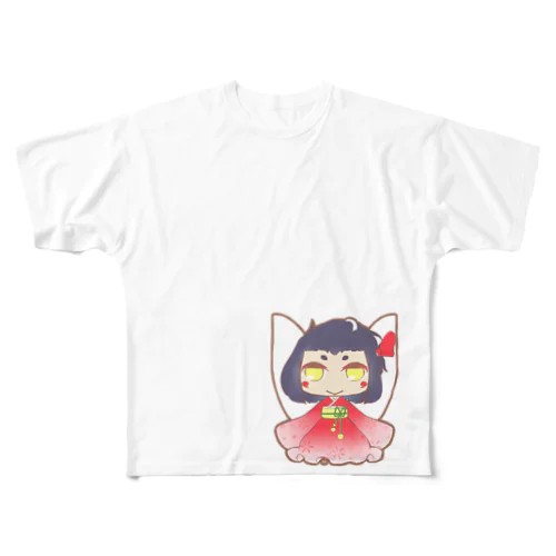 オリ子 All-Over Print T-Shirt