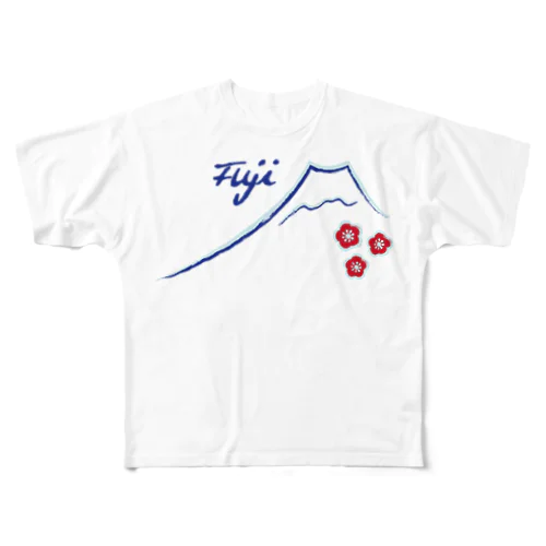 Fuji All-Over Print T-Shirt
