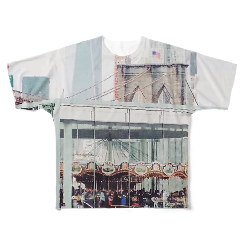 ブルックリンのメリーゴーランド All-Over Print T-Shirt