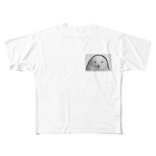 シロフクロウ All-Over Print T-Shirt