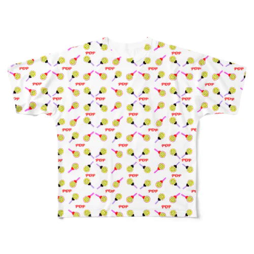８月ＮＥＷ「ペロキャン」 All-Over Print T-Shirt