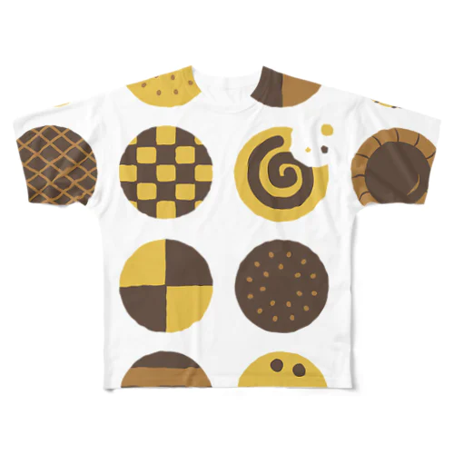 いろいろクッキー フルグラフィックTシャツ