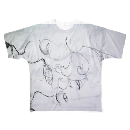 SHUSAKKu All-Over Print T-Shirt