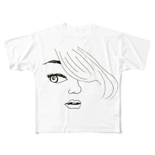 sidelong glance♡ All-Over Print T-Shirt