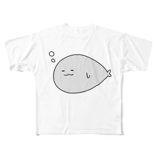 あざらしくん。 フルグラフィックTシャツ