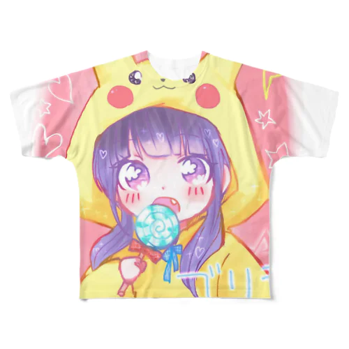 ゴリラちゃん フルグラフィックTシャツ