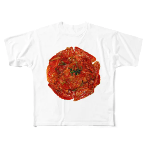 A5ランクの最高級肉 フルグラフィックTシャツ