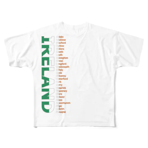 IRELAND All-Over Print T-Shirt