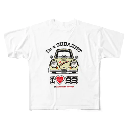 I LOVE YOUNG-SS フルグラフィックTシャツ