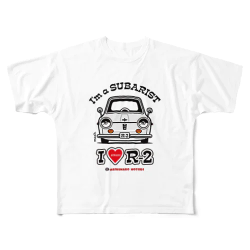 I LOVE R-2 フルグラフィックTシャツ