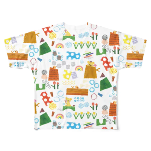 くまとさんぽ All-Over Print T-Shirt