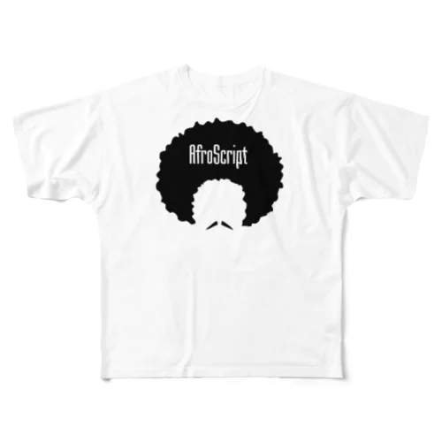 afroscript フルグラフィックTシャツ